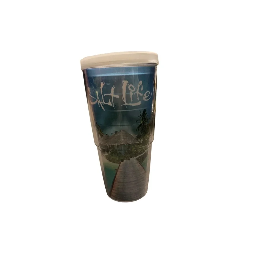 Tervis Tumbler Salt Life Beach Boardwalk Design Insulated‎ Cup Lid